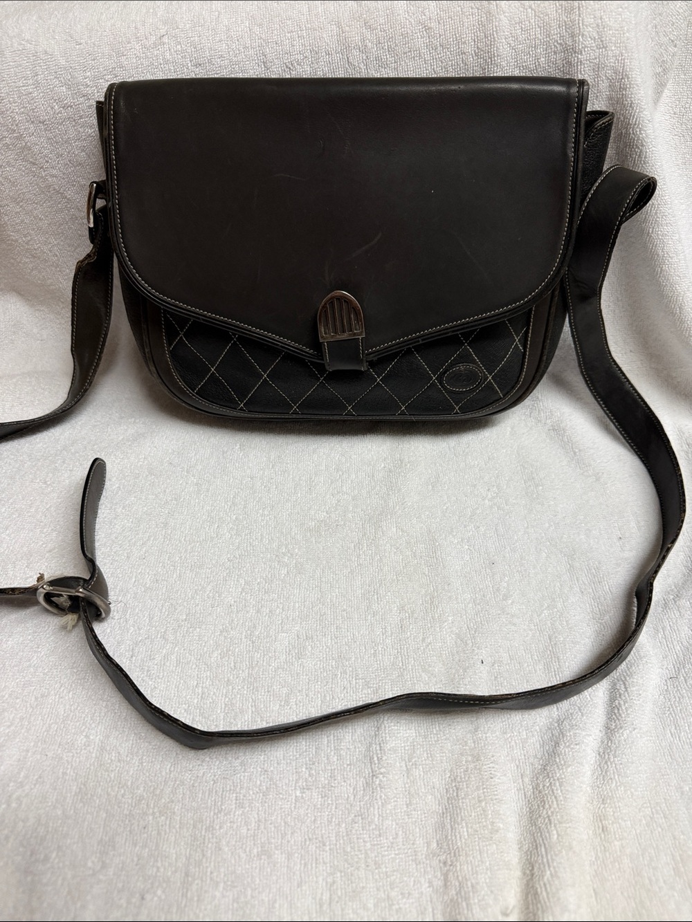 Gucci Black Quilted Leather Messenger Bag